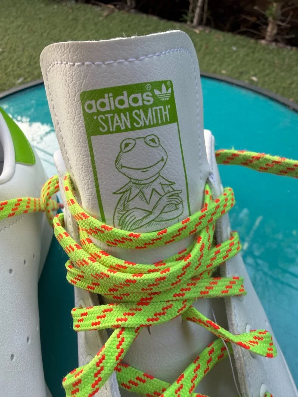 Adidas Stan Smith x Kermit Disney Sneakers Men’s 8.5 Green FX5550